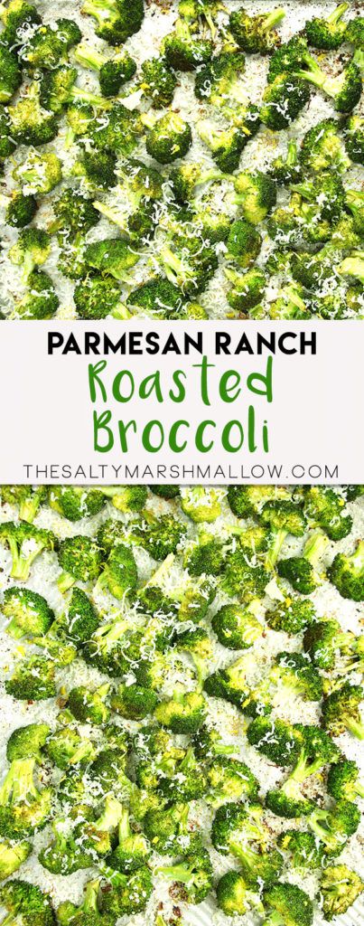 Parmesan Ranch Roasted Broccoli