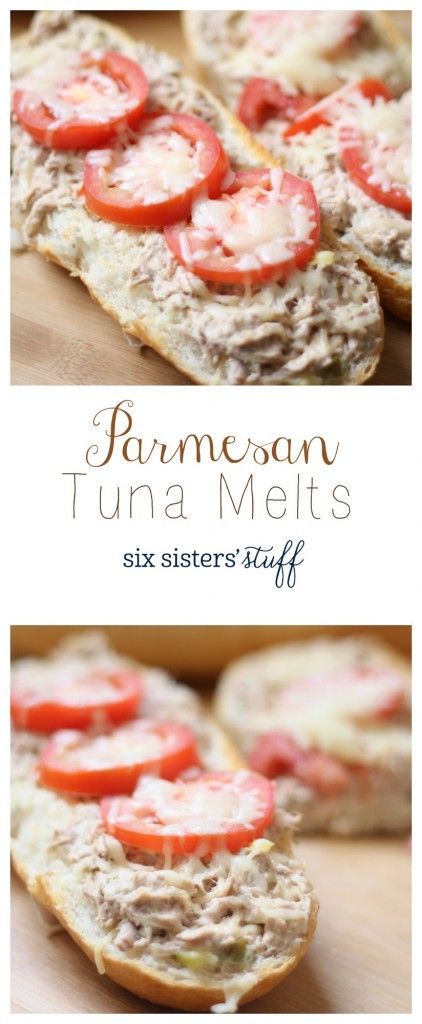 Parmesan Tuna Melts