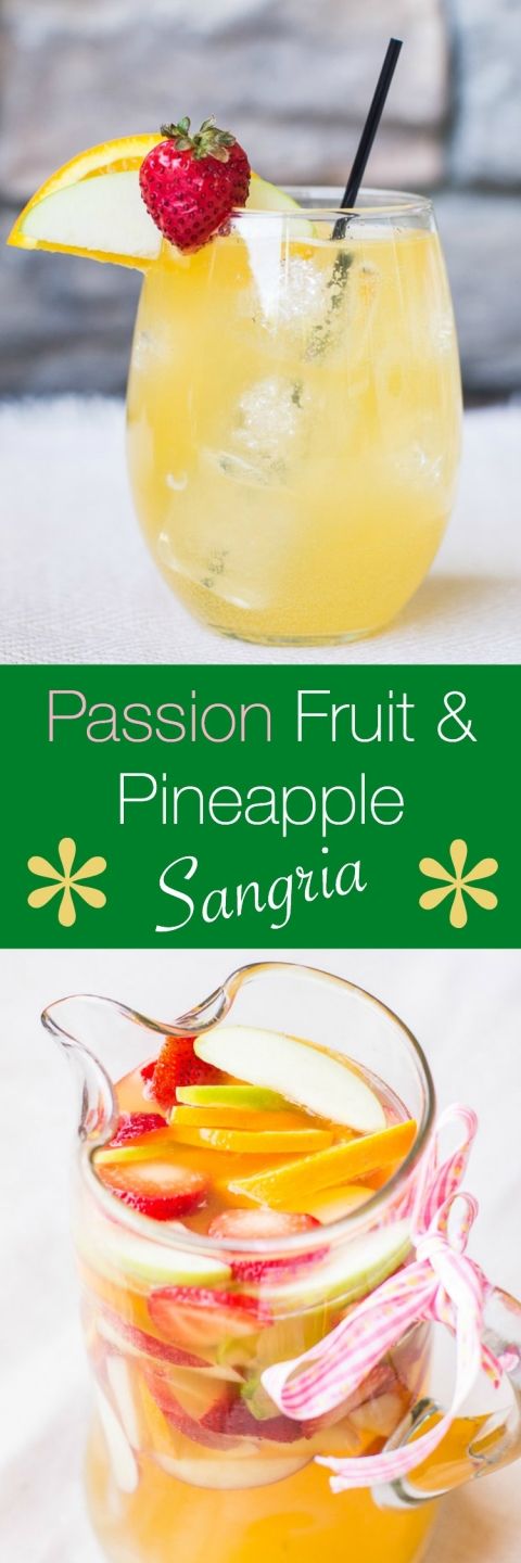 Passion Fruit and Pineapple Sangria