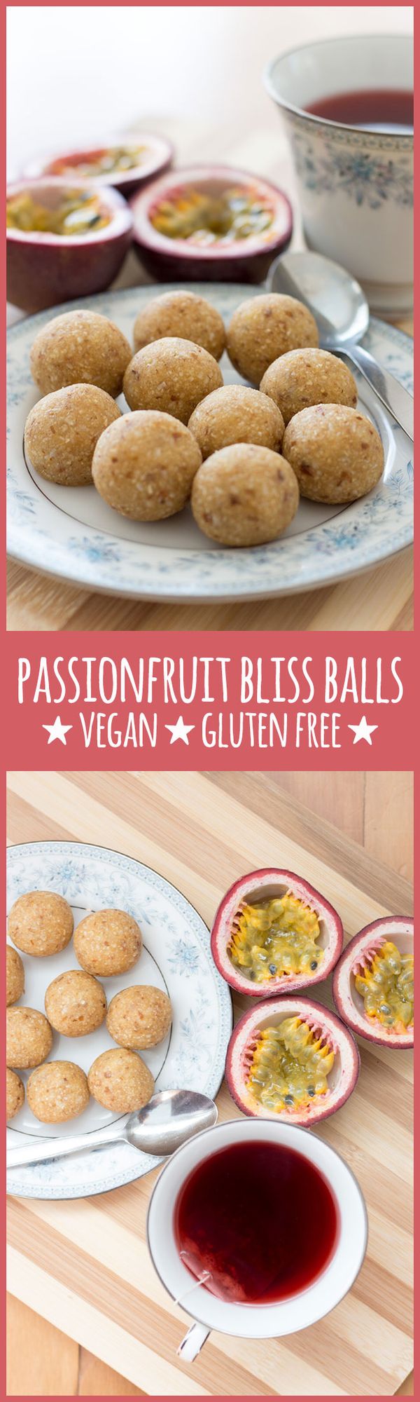 Passionfruit bliss balls