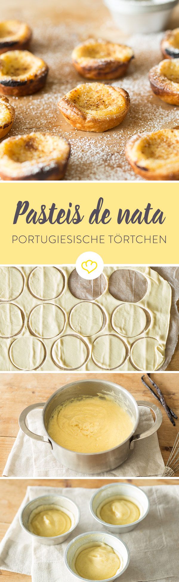 Pastéis de Nata – Portugiesische Puddingtörtchen