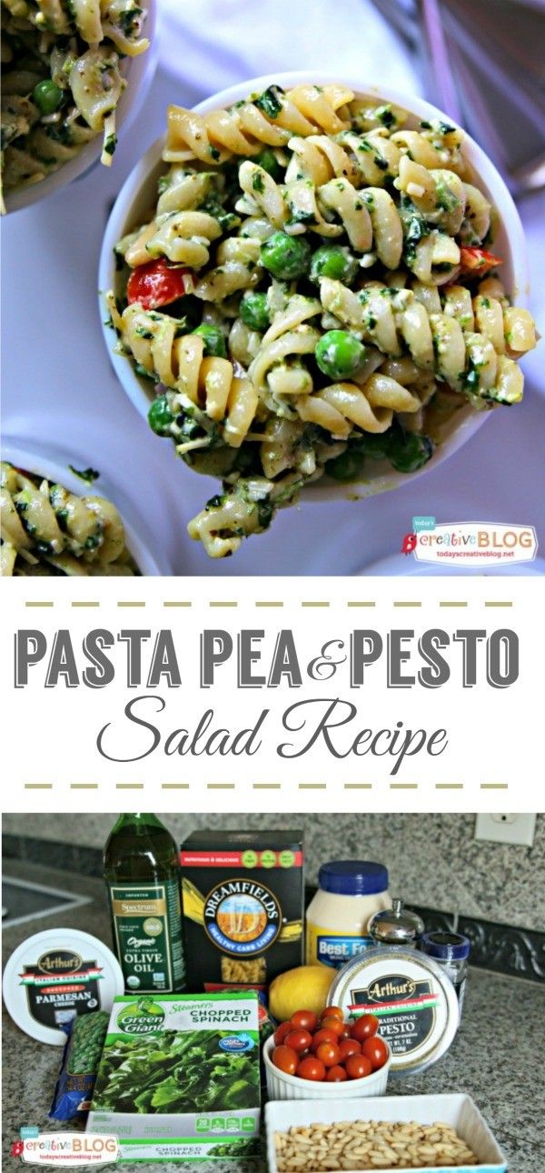 Pasta Pea and Pesto Salad