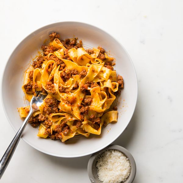 Pasta with Sausage Ragu