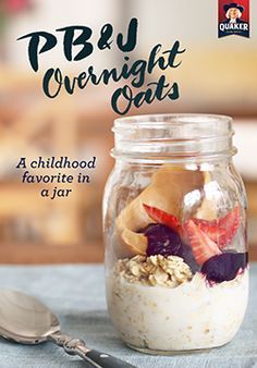 PB&J Overnight Oats