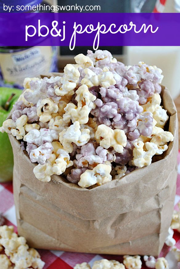 PB&J Popcorn