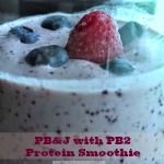 PB&J with PB2 Protein Smoothie