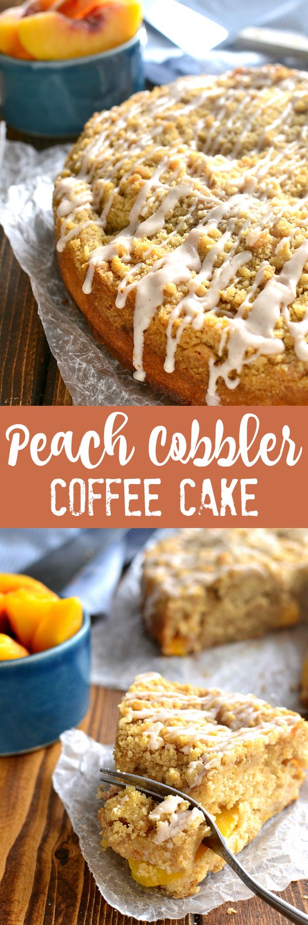 Peach Cobbler Coffee Cake