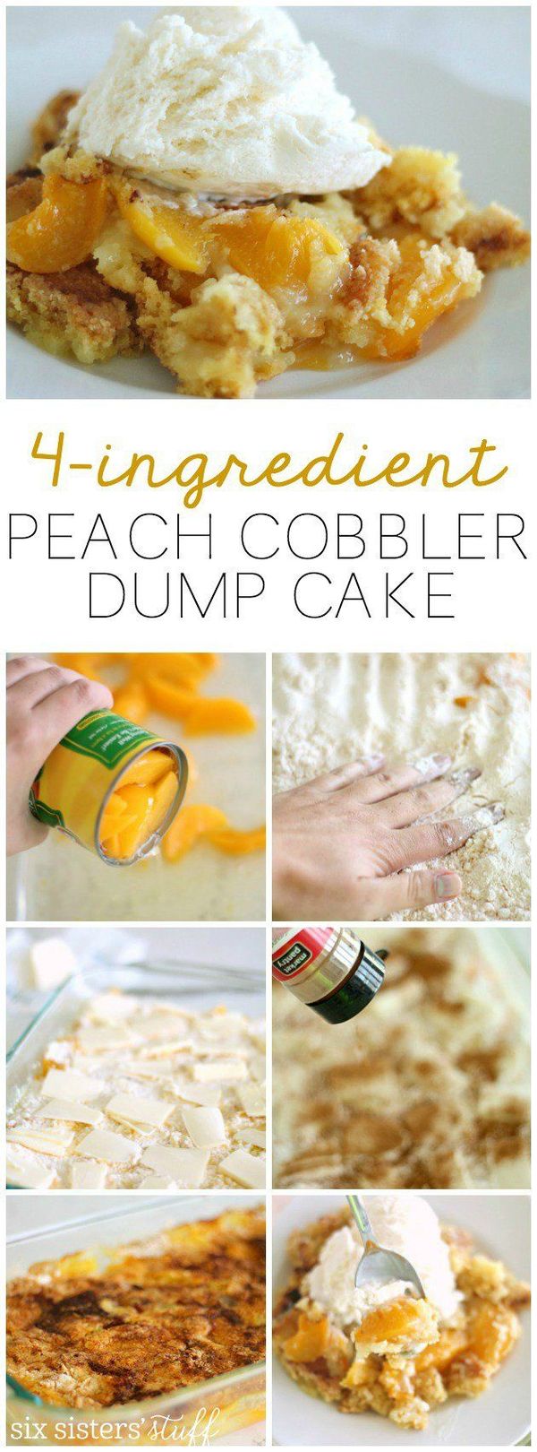 Peach Cobbler Dump Cake