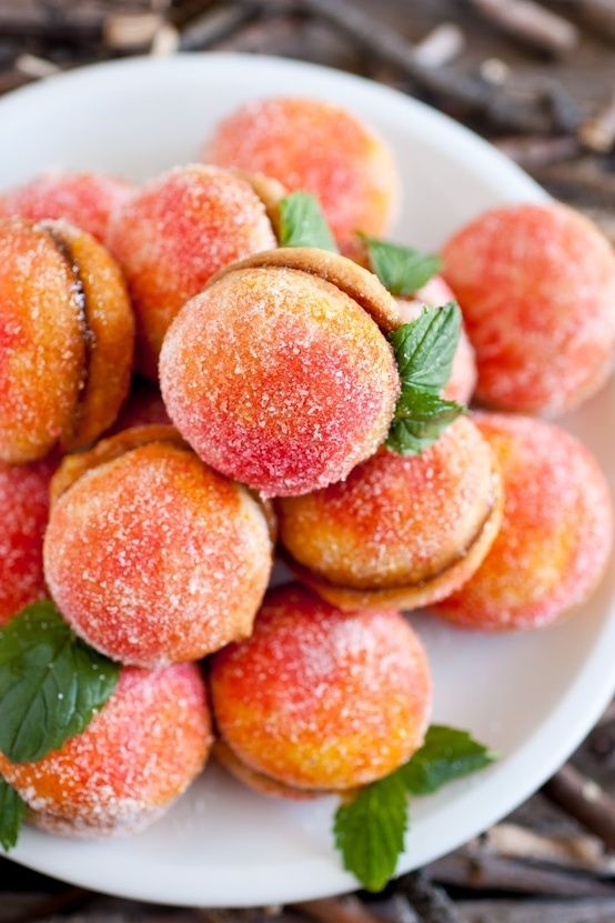 Peach Cookies (That Look Like a Real Peach!