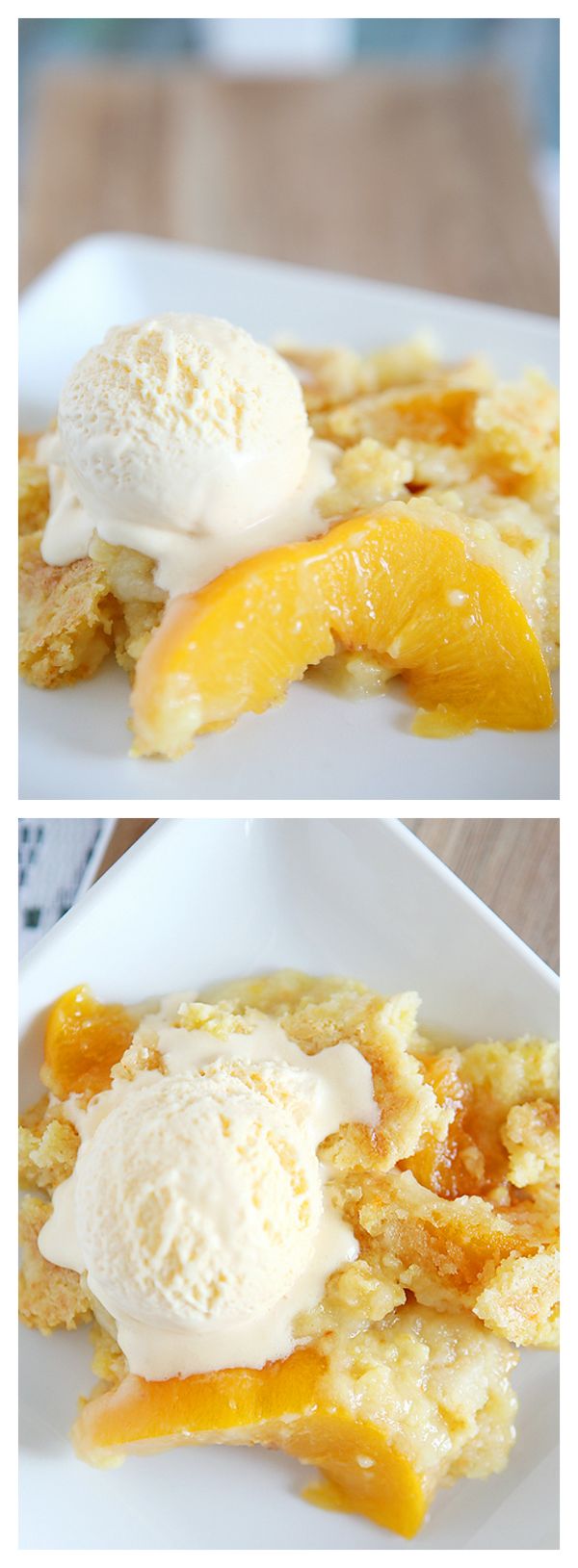 Peach Dump Cake