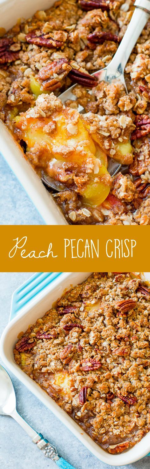 Peach Pecan Crisp