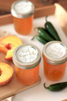 Peach Pepper Jelly