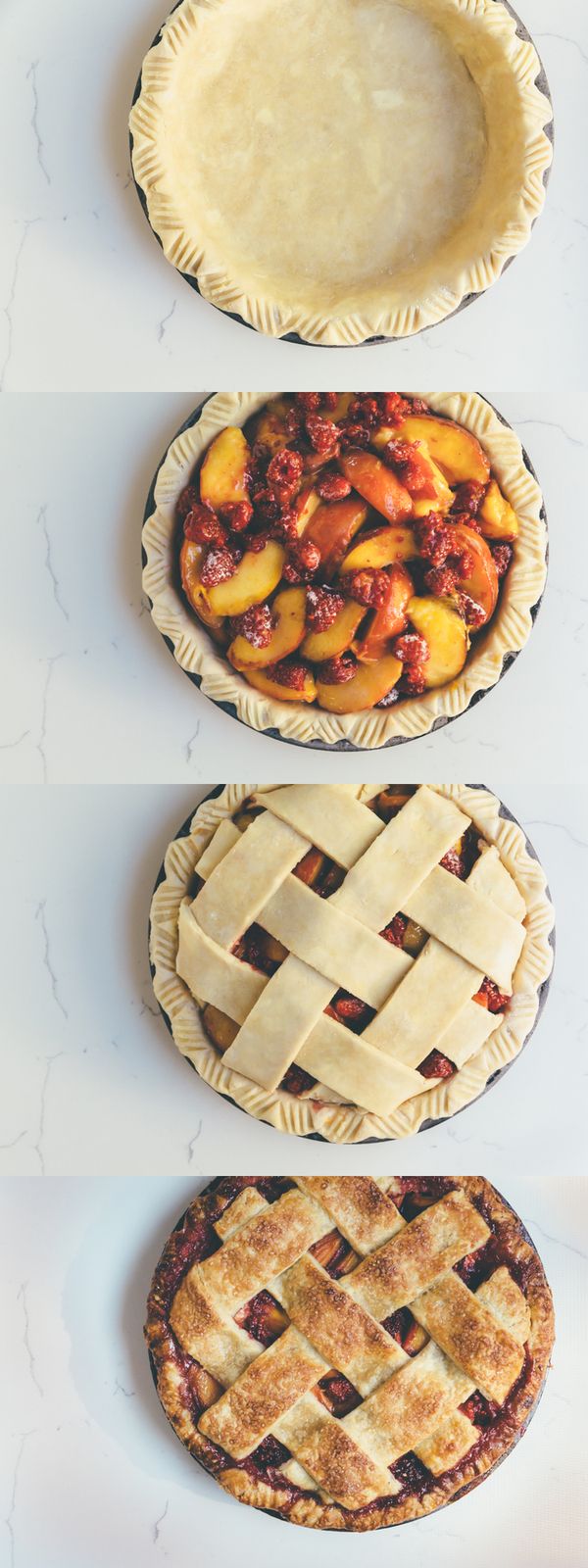 Peach-Raspberry Pie