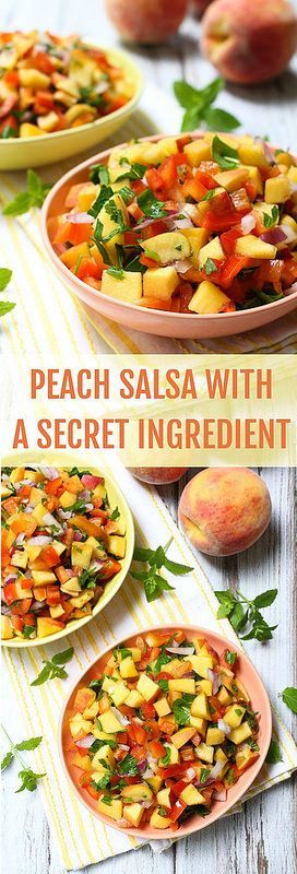 Peach Salsa with a Secret Ingredient