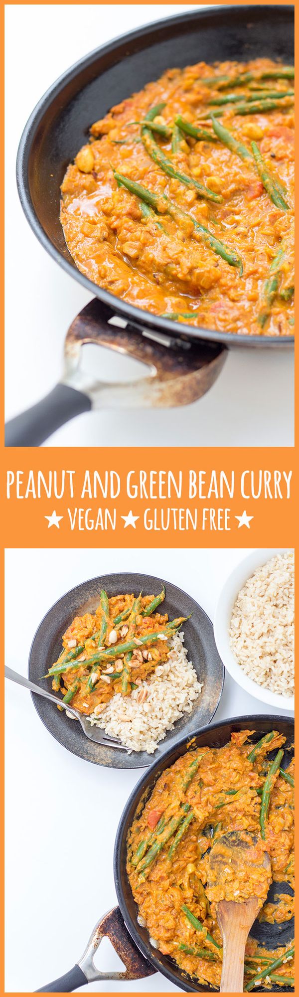 Peanut and green bean curry