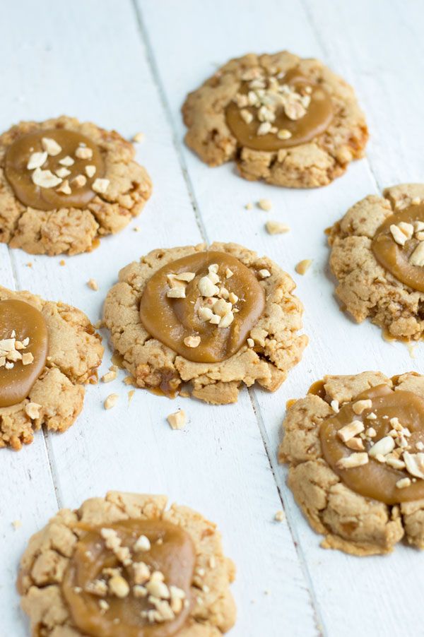 Peanut Brittle Shortbread Cookies