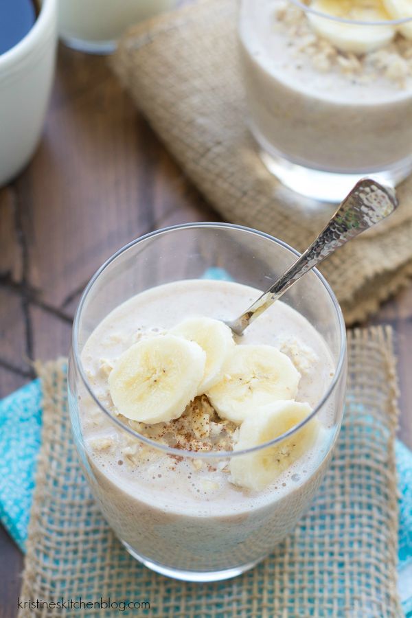 Peanut Butter and Banana Overnight Oats