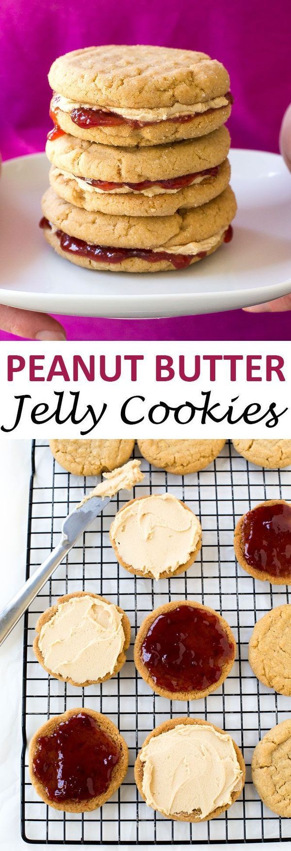 Peanut Butter and Jelly Cookies