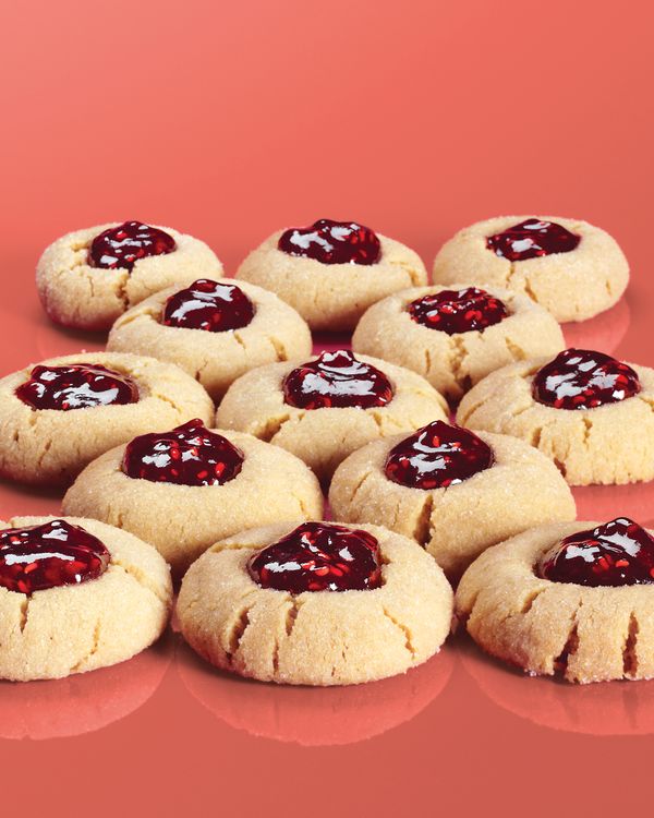 Peanut Butter and Jelly Thumbprints