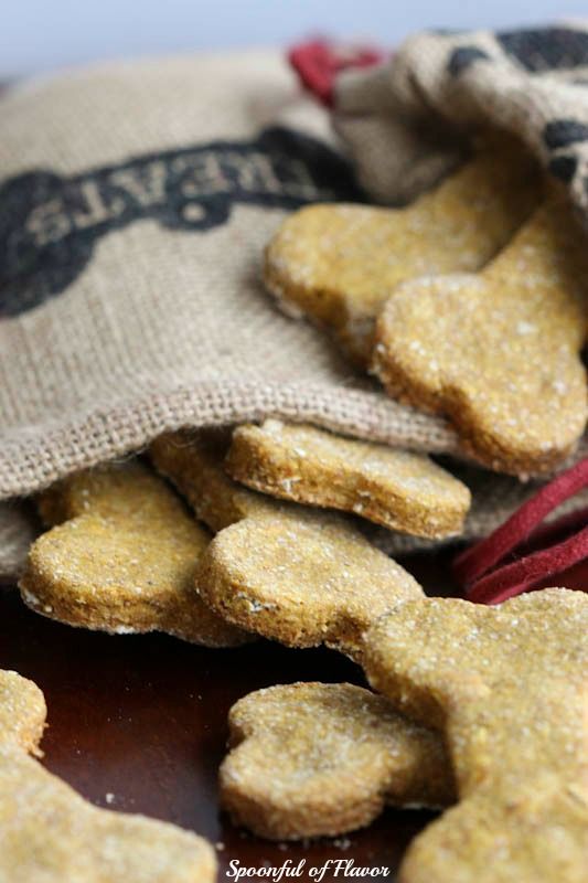 Peanut Butter and Pumpkin Dog Treats