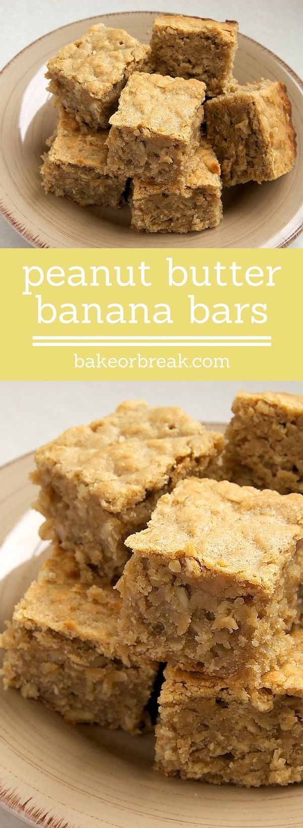 Peanut Butter Banana Bars