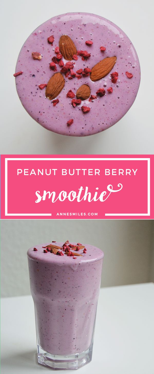 Peanut Butter Berry Smoothie