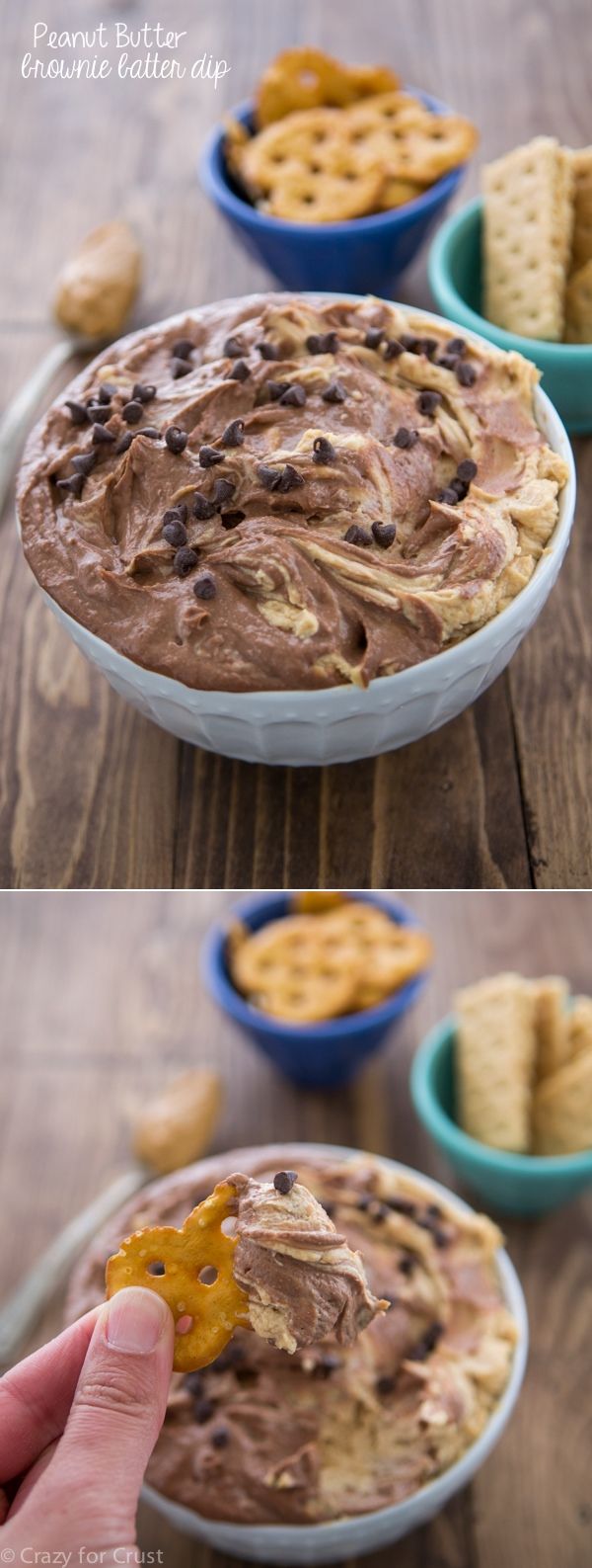 Peanut Butter Brownie Batter Dip