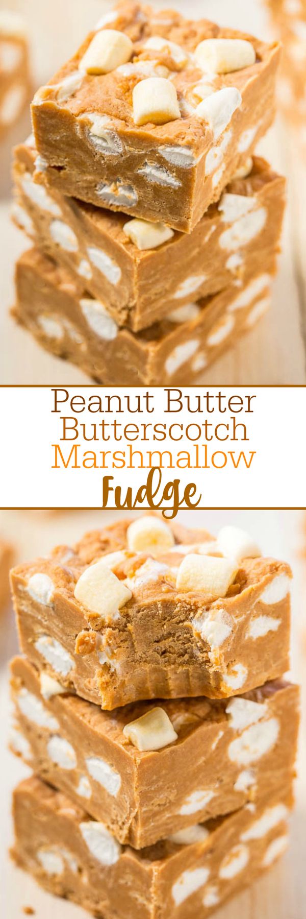 Peanut Butter Butterscotch Marshmallow Fudge