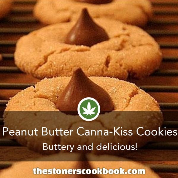 Peanut Butter Canna-Kiss Cookies