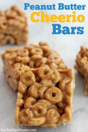 Peanut Butter Cheerio Bars