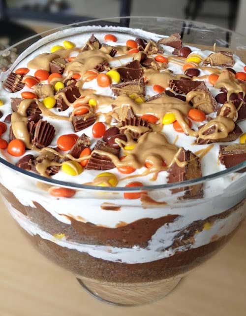 Peanut Butter Chocolate Trifle