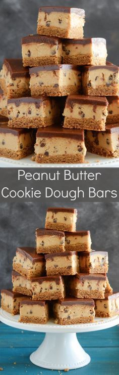 Peanut Butter Cookie Dough Bars