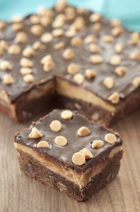 Peanut Butter Cookie Dough Brownies