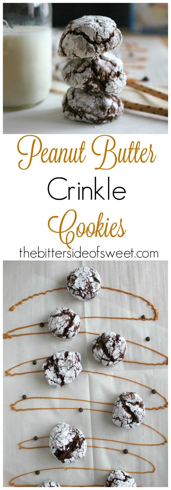 Peanut Butter Crinkle Cookies