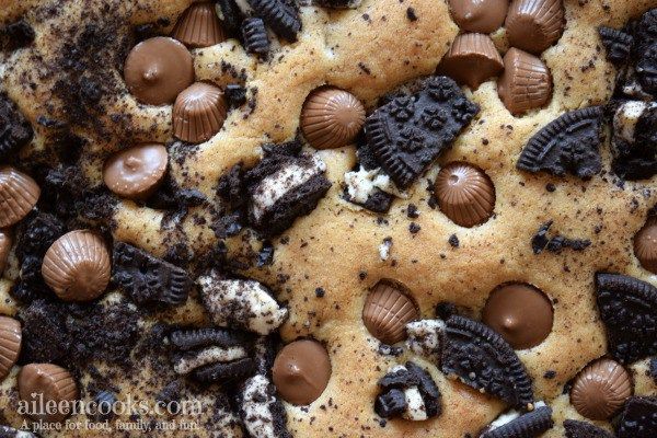 Peanut Butter Cup Cookie Bars