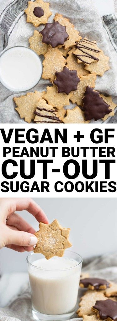 Peanut Butter Cut-Out Sugar Cookies