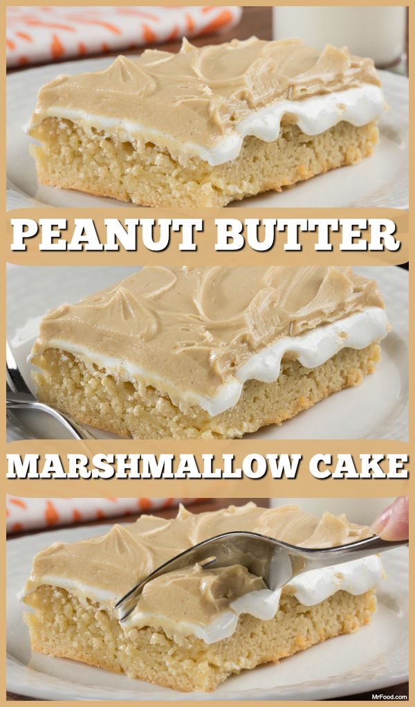 Peanut Butter Marshmallow Cake