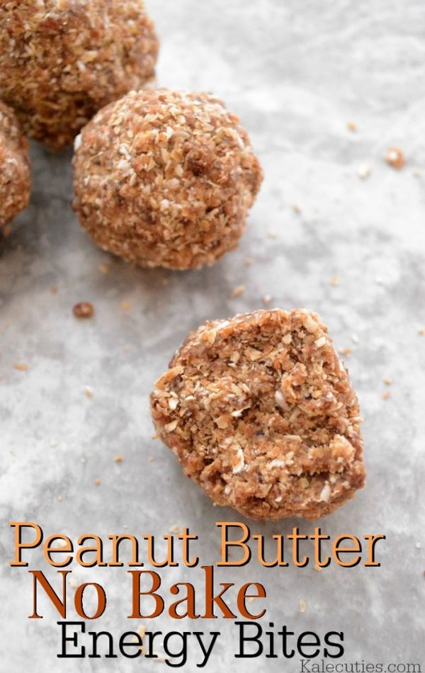 Peanut Butter No Bake Energy Bites