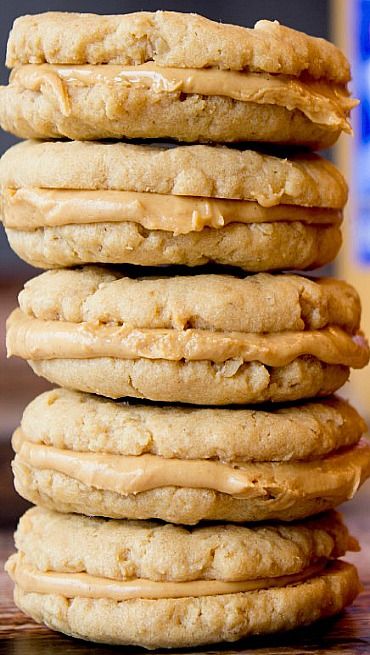 Peanut Butter Oatmeal Sandwich Cookies