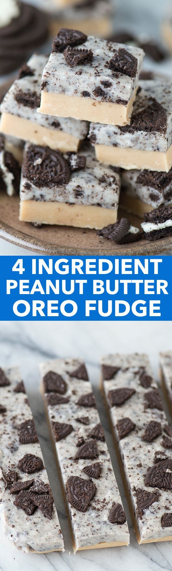 Peanut Butter Oreo Fudge