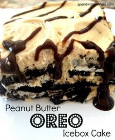 Peanut Butter Oreo Icebox Cake