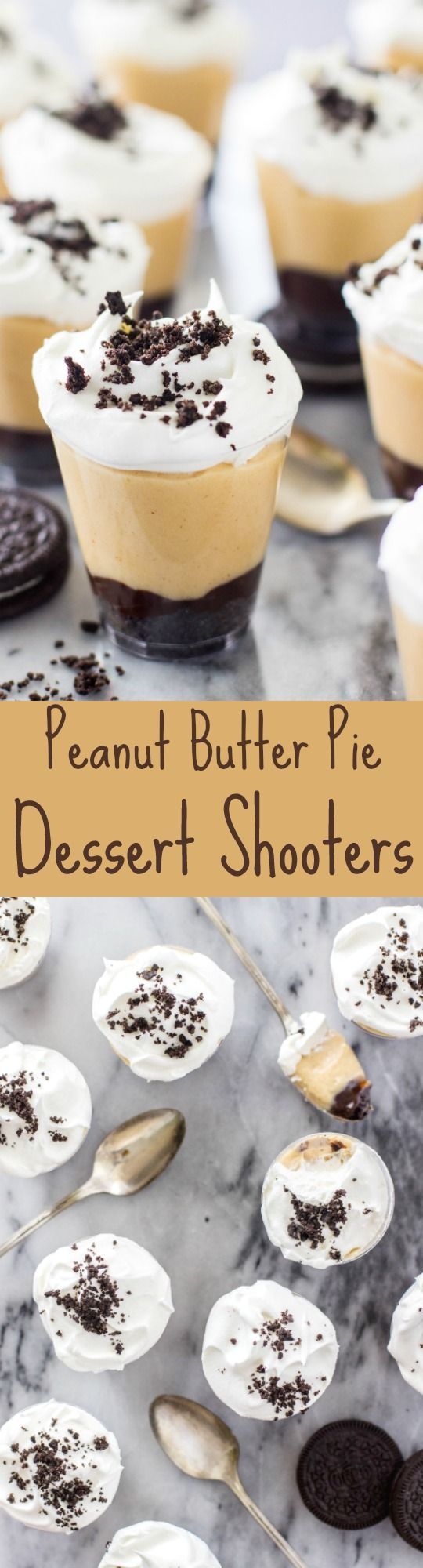 Peanut Butter Pie Dessert Shooters