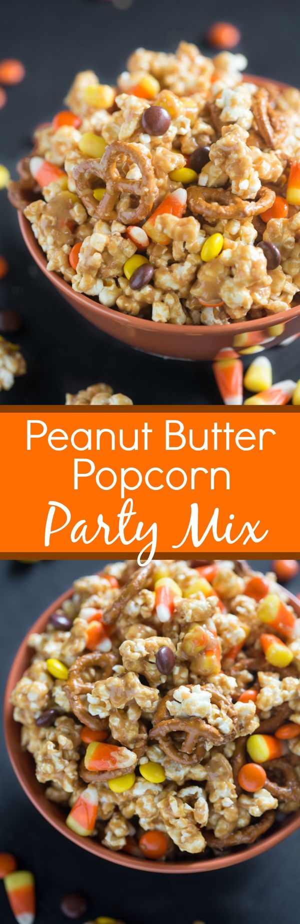 Peanut Butter Popcorn Party Mix