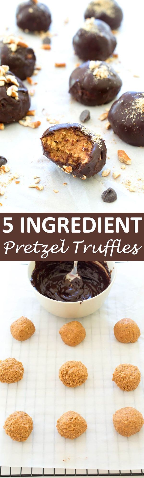 Peanut Butter Pretzel Truffles