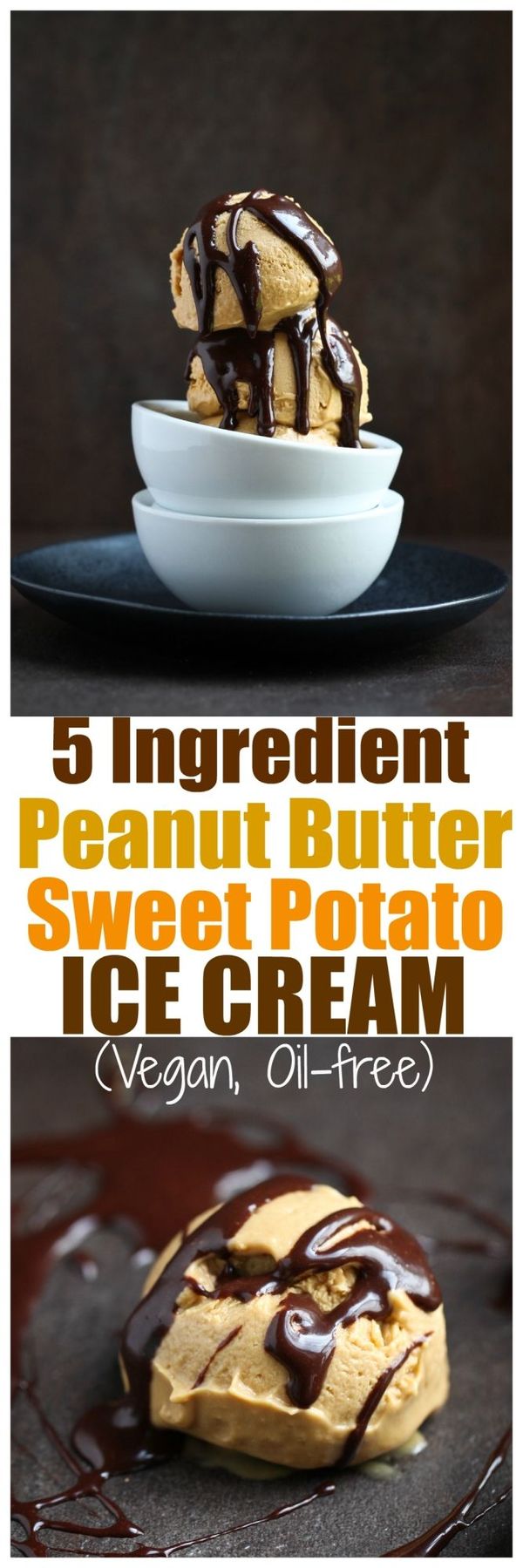 Peanut Butter Sweet Potato Ice Cream