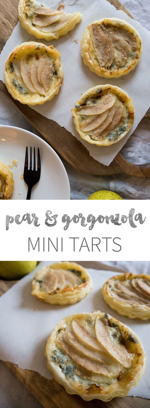 Pear & Gorgonzola Mini-Tartlets