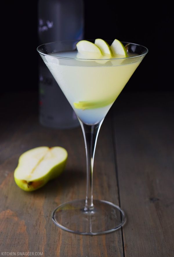 Pear and Elderflower Martini