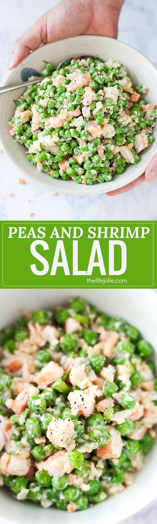 Peas and Shrimp Salad