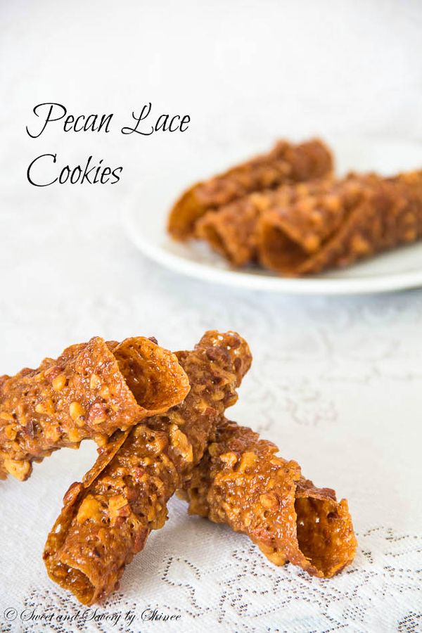 Pecan Lace Cookies