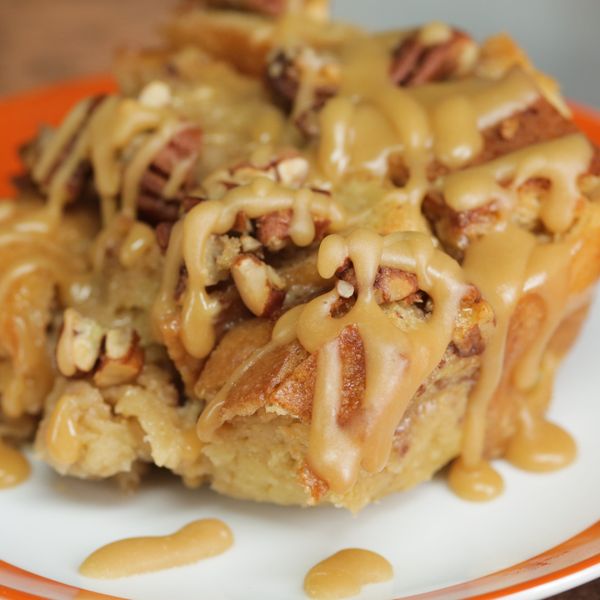 Pecan Pie French Toast Bake